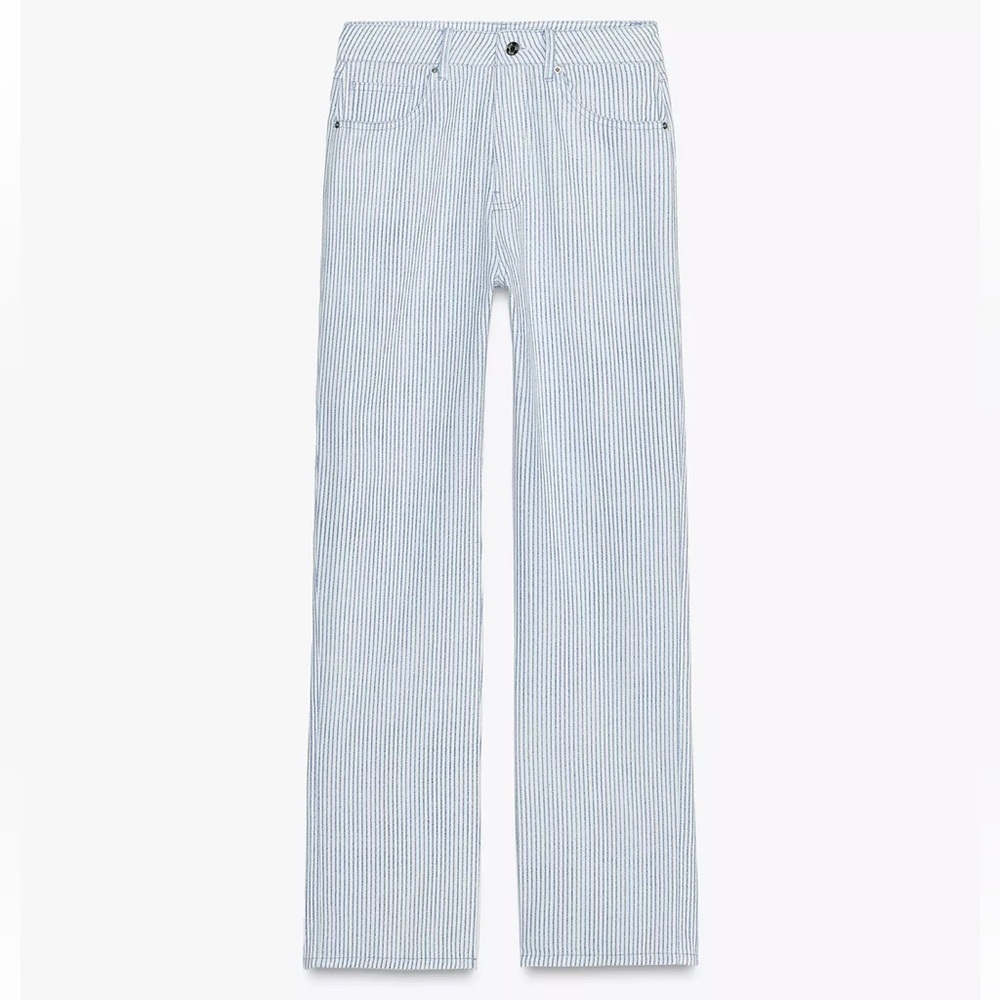 Classic Blue and White Striped jeans